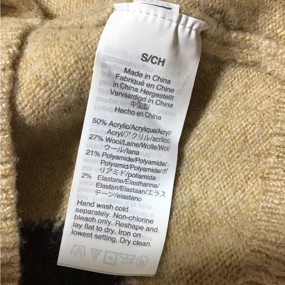 Madewell Dot Graystone Pullover Tan Sweater with Black Dots - Picture 7 of 11